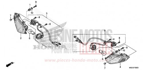 CLIGNOTANT AVANT VFR1200FDF de 2015